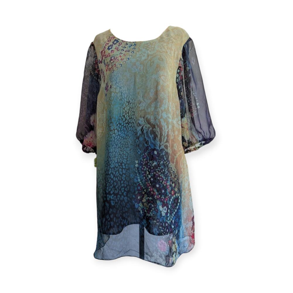 Y2k Ethereal Overlay Shift Dress